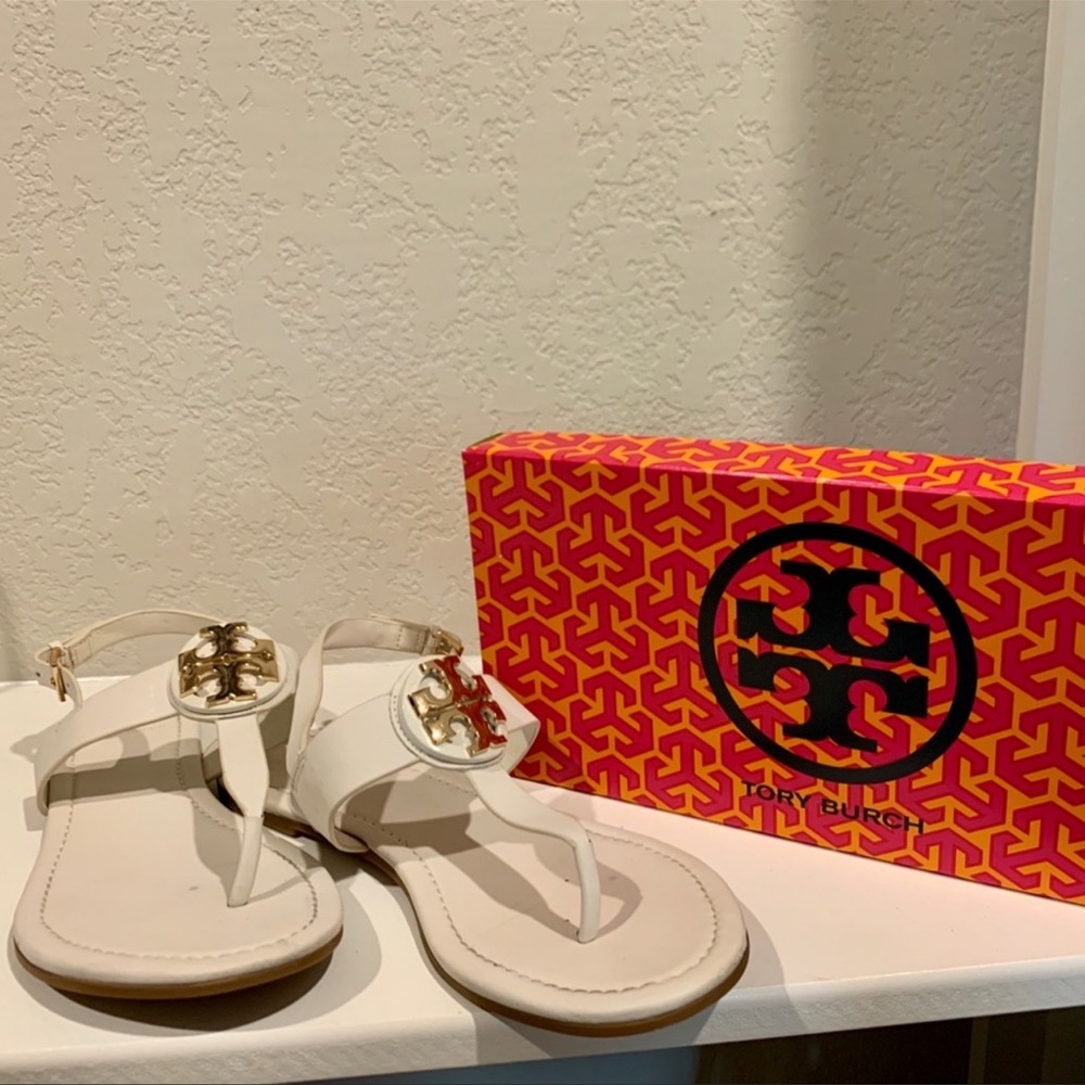 NEW White Tory Burch Sandals